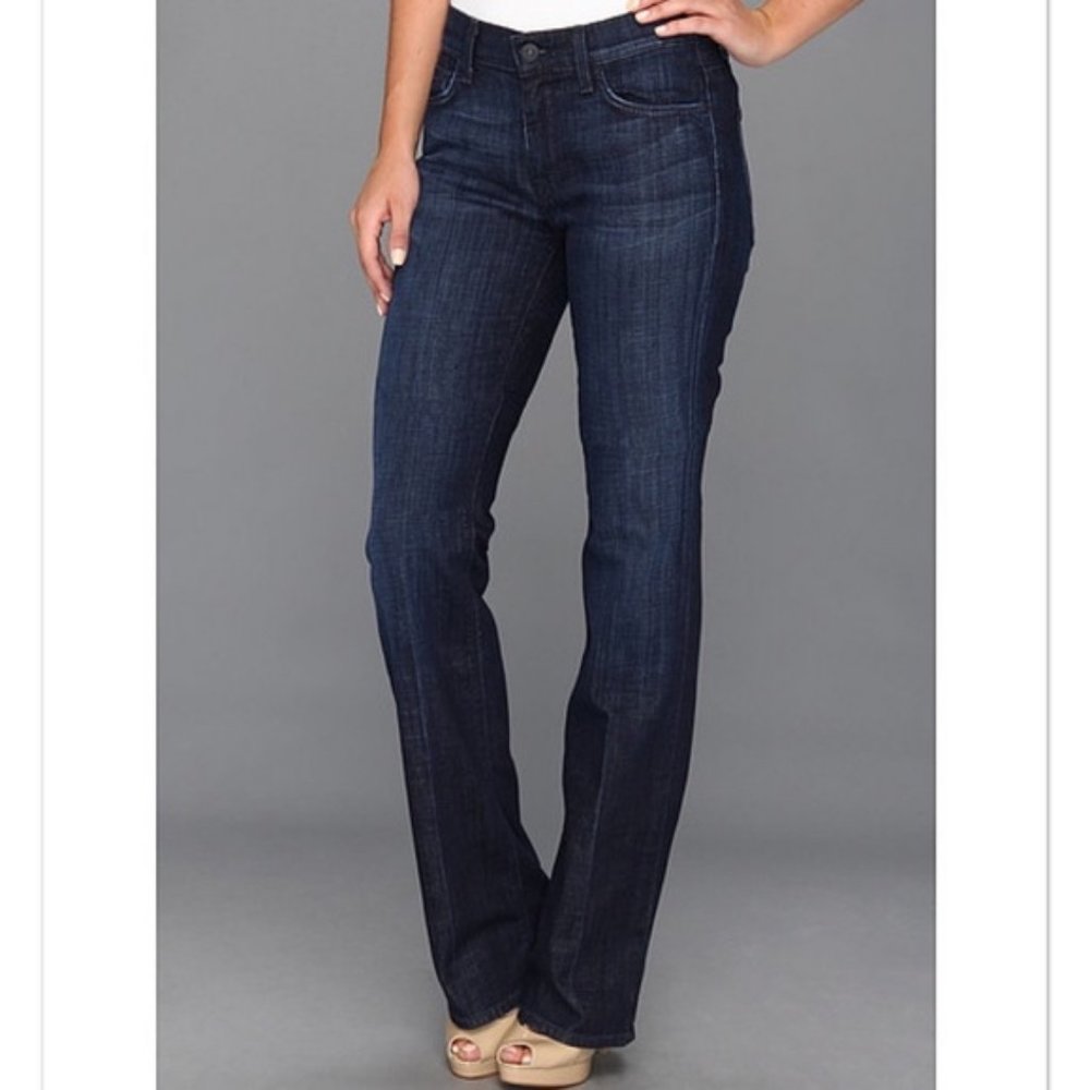 7 for All Mankind Mid-rise Bootcut jeans - dark wash 27